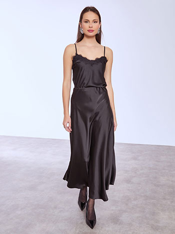 Φούστα σατέν μίντι SQ7584.2812+1 φωτογραφία