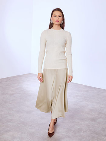 Φούστα σατέν μίντι SQ7584.2812+4