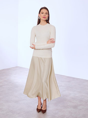 Φούστα σατέν μίντι SQ7584.2812+4 φωτογραφία