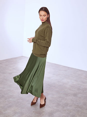 Φούστα σατέν μίντι SQ7584.2812+6