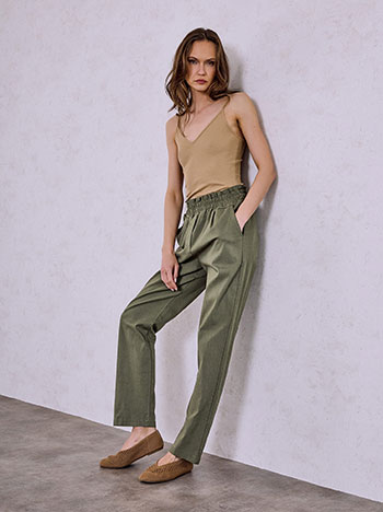 Παντελόνι ψηλόμεσο με τσέπες SQ7587.1393+10