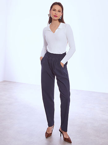 Παντελόνι ψηλόμεσο με τσέπες SQ7587.1393+5