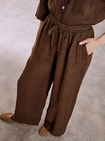 Παντελόνα λινή SQ7587.1531+2