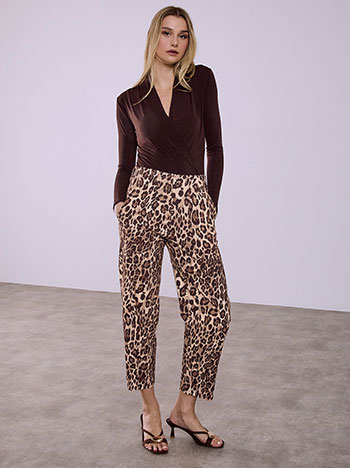 Παντελόνι λεοπάρ barrel SQ7587.1652+1