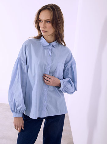 Πουκάμισο oversized ασύμμετρο SQ7587.3563+2