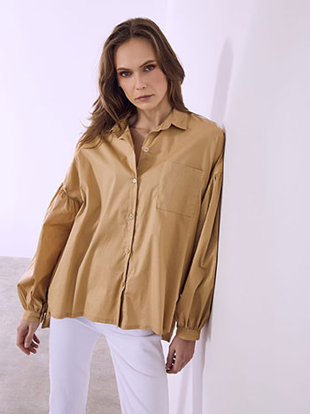 Πουκάμισο oversized ασύμμετρο SQ7587.3563+7