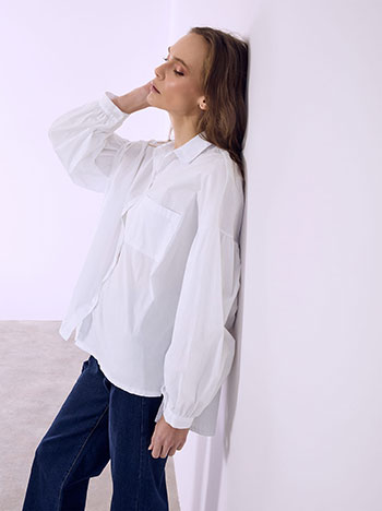 Πουκάμισο oversized ασύμμετρο SQ7587.3563+1