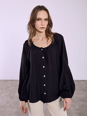 Πουκάμισο με στρογγυλή λαιμόκοψη SQ7587.3662+1