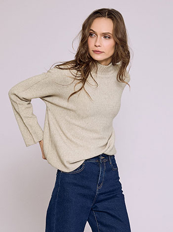 Πουλόβερ με απαλή υφή SQ7587.4070+4