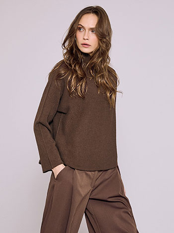 Πουλόβερ με απαλή υφή SQ7587.4070+3