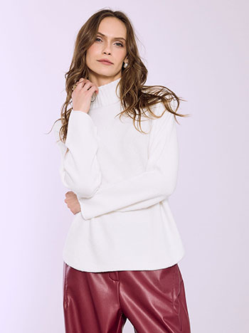 Πουλόβερ με απαλή υφή SQ7587.4070+6