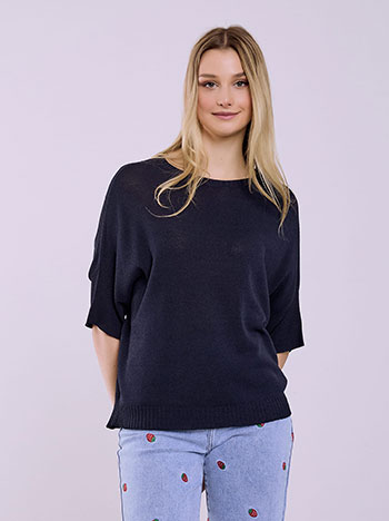 Μπλούζα με λεπτή πλέξη SQ7587.4081+4