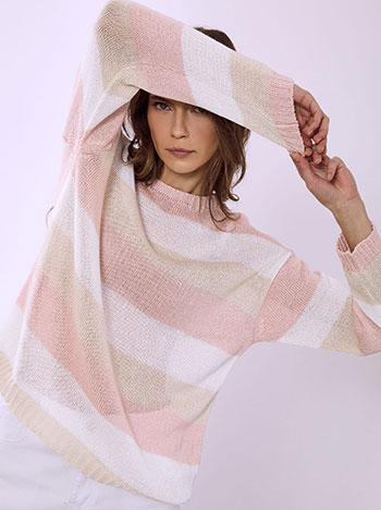 Πουλόβερ με ρίγες SQ7587.4113+3