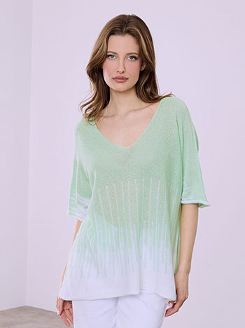 Μπλούζα πλεκτή oversized SQ7587.4128+4