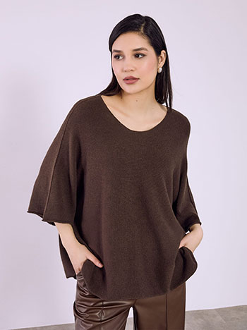 Πουλόβερ με τρία τέταρτα μανίκι SQ7587.4205+3