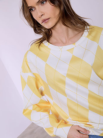 Μπλούζα με ρόμβους SQ7587.4739+4