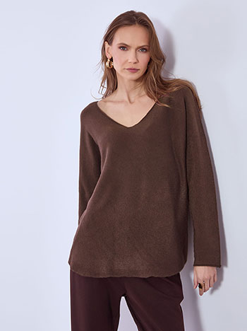 Πουλόβερ με V λαιμόκοψη SQ7587.4930+5 φωτογραφία