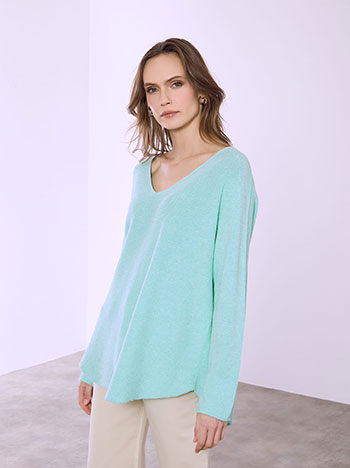 Πουλόβερ με V λαιμόκοψη SQ7587.4930+12