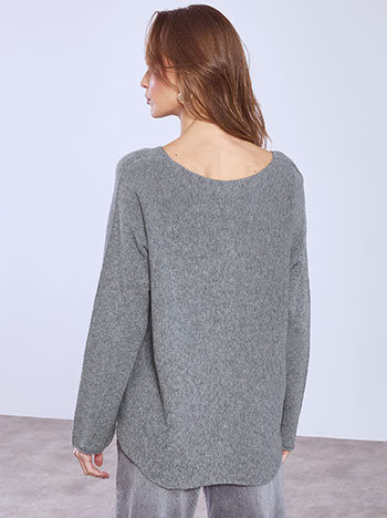 Πουλόβερ με V λαιμόκοψη SQ7587.4930+3 φωτογραφία