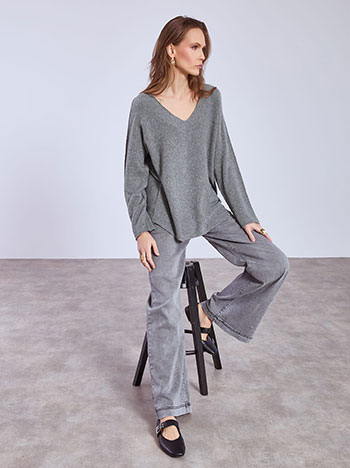 Πουλόβερ με V λαιμόκοψη SQ7587.4930+3 φωτογραφία