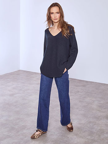 Πουλόβερ με V λαιμόκοψη SQ7587.4930+10 φωτογραφία