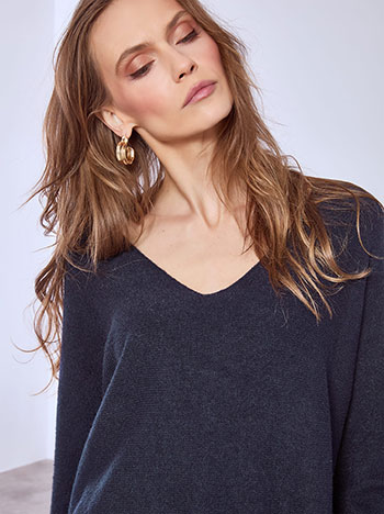 Πουλόβερ με V λαιμόκοψη SQ7587.4930+10 φωτογραφία