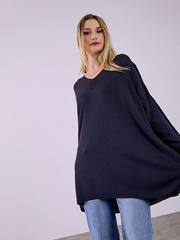 Μπλούζα μακριά λεπτής πλέξης SQ7587.4980+3