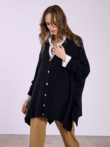 Ζακέτα ασύμμετρη oversized SQ7587.5000+1