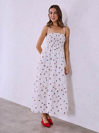 Φόρεμα κεντητό με σχέδια SQ7587.8231+1