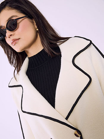 Παλτό με γιακά SQ7589.7966+2 φωτογραφία