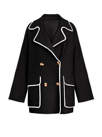 Παλτό με γιακά SQ7589.7966+1 φωτογραφία