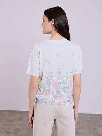 Μπλούζα φλοράλ απο βισκόζη SQ7590.4755+3 φωτογραφία