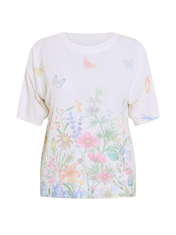 Μπλούζα φλοράλ απο βισκόζη SQ7590.4755+3 φωτογραφία