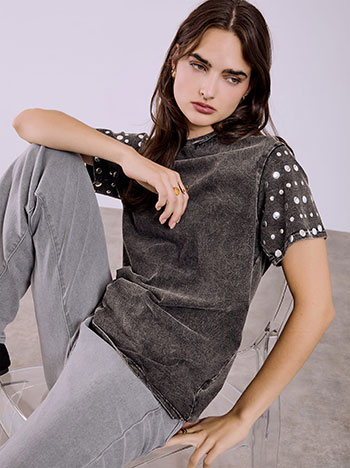 Μπλούζα με τρουκς στα μανίκια SQ7590.4756+2