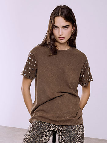 Μπλούζα με τρουκς στα μανίκια SQ7590.4756+3