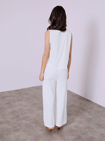 Σετ μπλούζα και παντελόνι με λινό SQ7591.0051+1