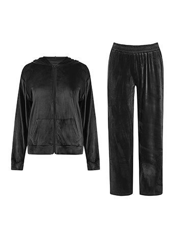 Σετ φόρμας βελούδινο με κουκούλα SQ7591.0214+1 φωτογραφία