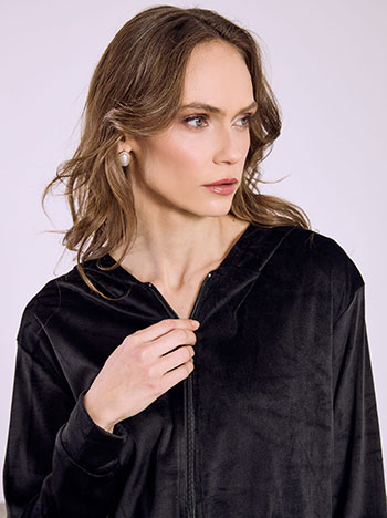 Σετ φόρμας βελούδινο με κουκούλα SQ7591.0214+1 φωτογραφία