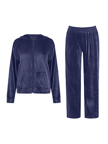 Σετ φόρμας βελούδινο με κουκούλα SQ7591.0214+5 φωτογραφία