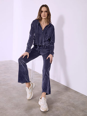 Σετ βελούδινο με ζακέτα και παντελόνι SQ7591.0240+5