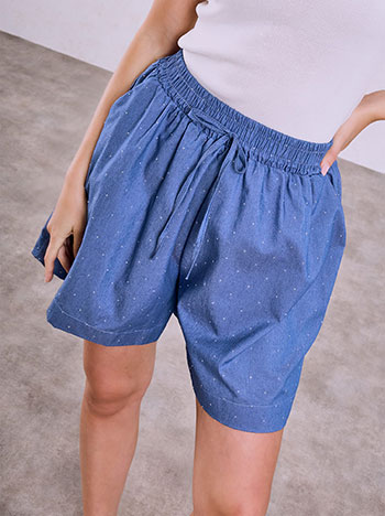 Σορτς denim με strass SQ7591.1455+2