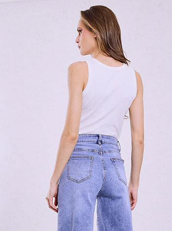 Μπλούζα με μάτι από strass SQ7591.4005+1
