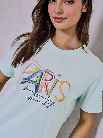  T-shirt με στάμπα Paris SQ7592.4611+6 - 5