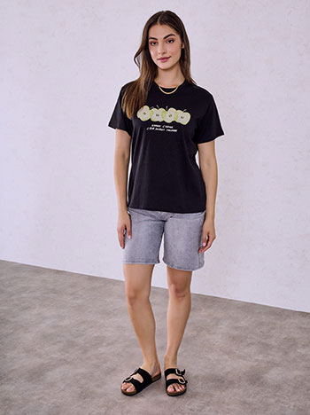  T-shirt με στάμπα μήλα SQ7592.4615+3 - 4