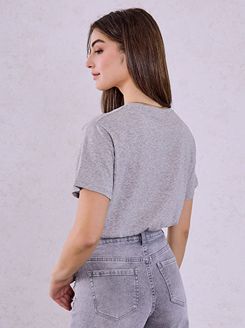  T-shirt με στάμπα μήλα SQ7592.4615+2 - 2