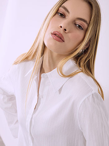 Πουκάμισο με ανάγλυφες ρίγες SQ7611.3338+1