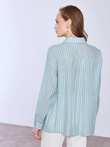 Πουκάμισο ριγέ με βισκόζη SQ7614.3137+2 φωτογραφία