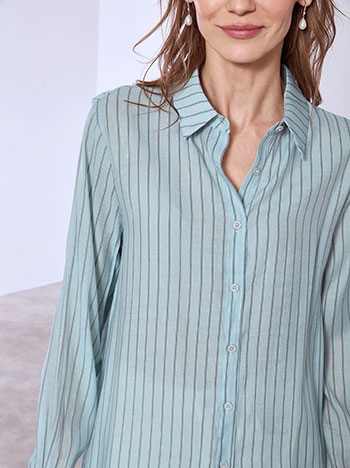 Πουκάμισο ριγέ με βισκόζη SQ7614.3137+2 φωτογραφία