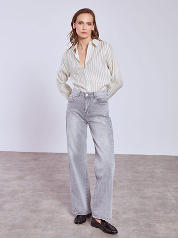 Πουκάμισο ριγέ με βισκόζη SQ7614.3137+3 φωτογραφία