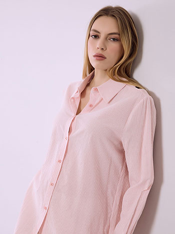 Πουκάμισο ριγέ με βαμβάκι SQ7614.3265+2